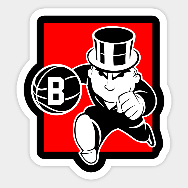 Basketball Lover Mixin Monopoly Buckets Sticker by BucketsCulture